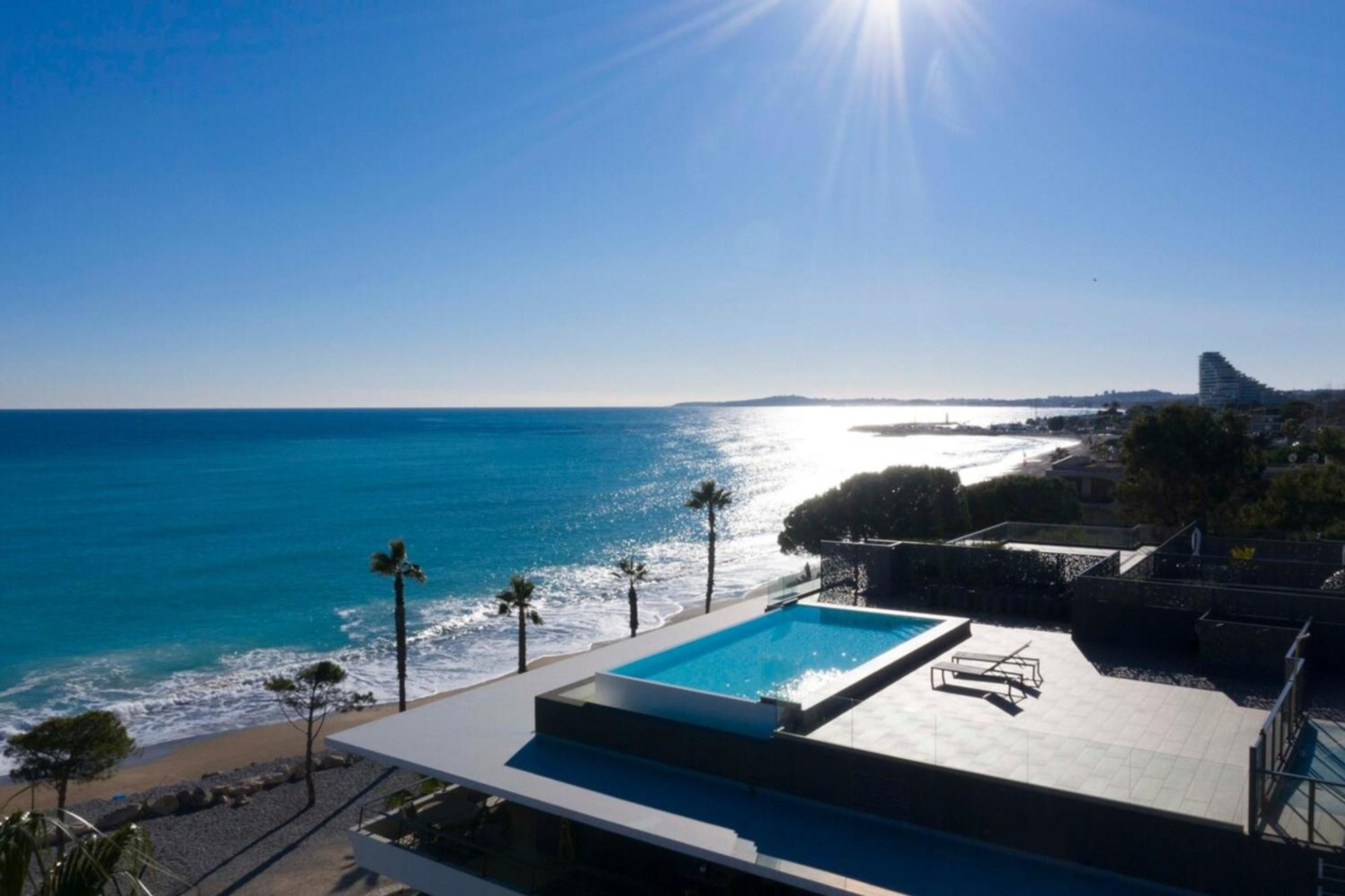 06Ah - Superb Waterfront T2 - Swimming Pool Leilighet Villeneuve-Loubet Eksteriør bilde